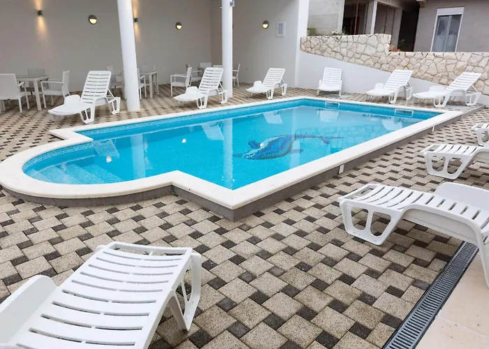 Seaside With A Swimming Pool Okrug Donji, Ciovo - 8664 Appartement *